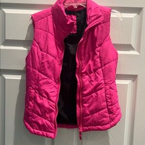 Aeropostale Pink Quilted Puffer Vest